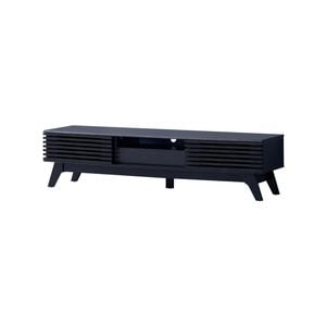 Clancy Entertainment Unit Modern TV Cabinet TV Stand 180cm 2 doors 1 drawer black woodgrain