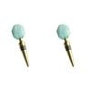 2PK LVD S/Steel/Resin Bottle Stopper 13.5x4cm - Blue Marbleised