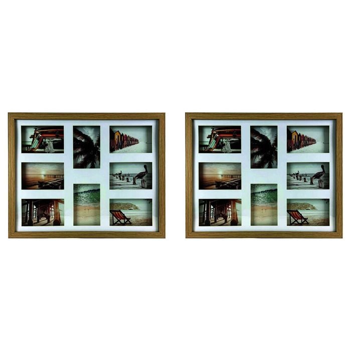 2PK Frankie & Me Shadow 16x20'' Picture Frame Photo Holder Home/Office Decor Oak