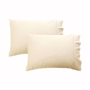 Bloomington 280TC Luxury Percale Standard Pillowcases 48x73 cm Ecru