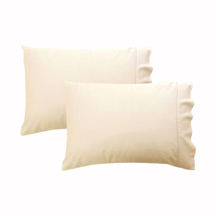 Bloomington 280TC Luxury Percale Standard Pillowcases 48x73 cm Ecru