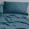 Park Avenue 500TC Double Bed Natural Cotton Fitted/Flat Sheet/Pillowcases Teal
