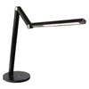 Brilliant Black Concertina White Tone Changing LED Desk Lamp