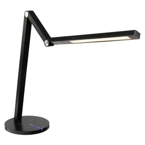 Brilliant Black Concertina White Tone Changing LED Desk Lamp