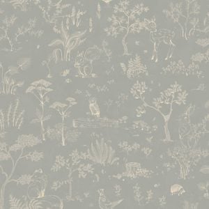 Wallpaper Trader Hollie Wallpaper Roll 10.05m x 53cm, Misty Blue