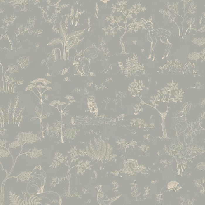 Wallpaper Trader Hollie Wallpaper Roll 10.05m x 53cm, Misty Blue