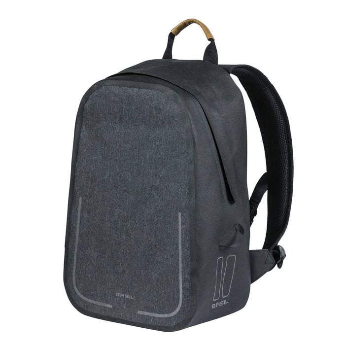 Basil Urban Dry Bicycle Backpack 18 Litres Charcoal Grey