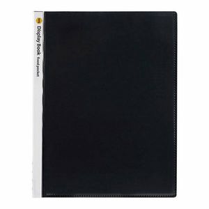 Non Refillable A4 20P Insert Cover Display Book (Black)