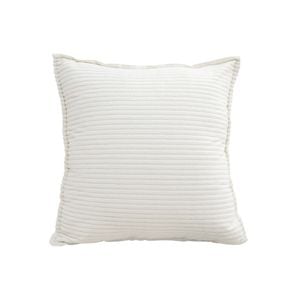 SOGA 50cm Beige Throw Pillow – Warm Wabi-Sabi Striped