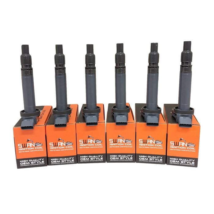 6-Pack SWAN Ignition Coil for Toyota Landcruiser Prado TX TZ GRJ150 (4.0L)
