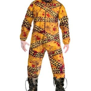 Quarantine Zombie Teen Boys Hazmat Halloween Costume - 12-14