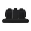 Sperling Weekender Jacquard Rear Black Seat Covers - Hilux 2015-On