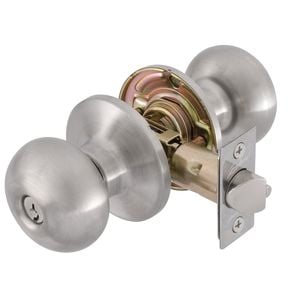 Gainsborough G4 Series Terrace Entrance Knob Lockset Stainless Steel