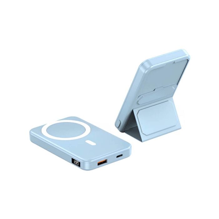Veloreo Power Bank 10000 Mah Magsafe Fast Wireless Charging For Apple Iphone Samsung (blue)