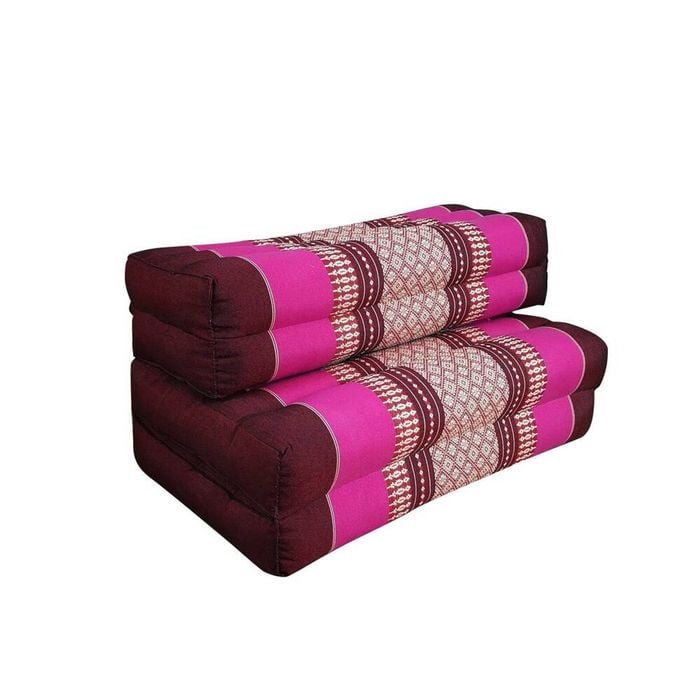 Zafu Meditation Cushion Set - 100% Kapok Fold Out Cushion Yoga Mat Zabuton Traditional Pillow
