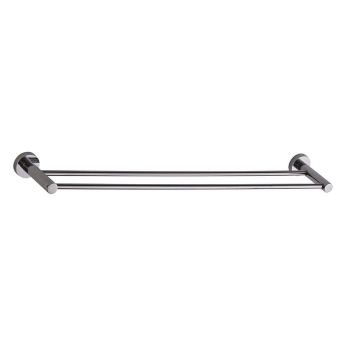 Estilo 600mm Chrome Bella Double Towel Rail - 600mm