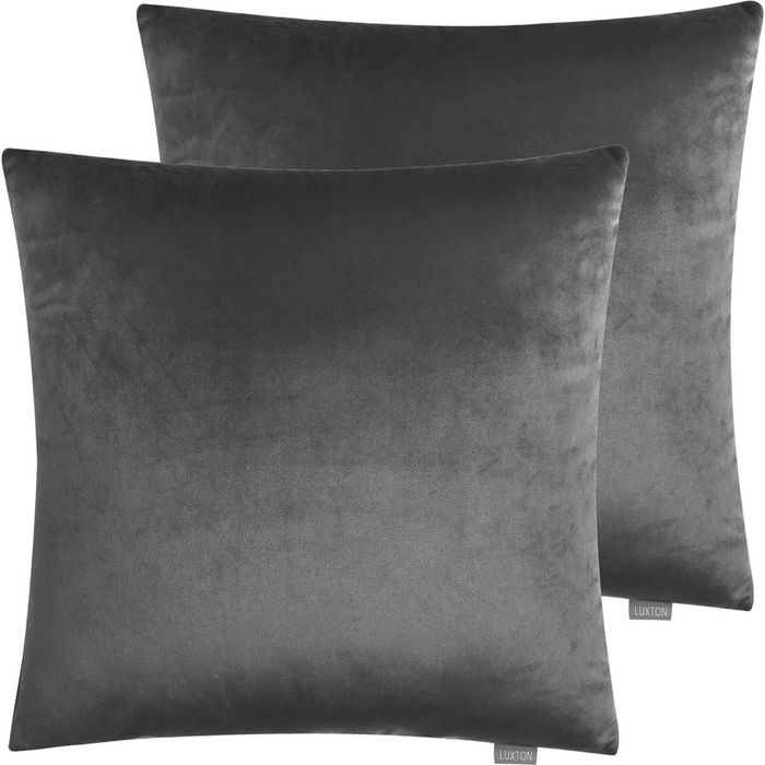 Velvet Square Cushion Cover 2pcs Pack - Dusty Pink