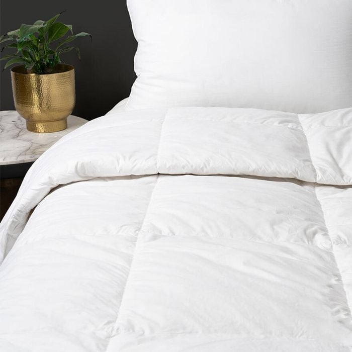 Sheraton Luxury Maison Single Bed Goose Feather Down Quilt White 140 X 210cm