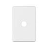 Deta White S-Line Series 1 Aperture Wall Plate