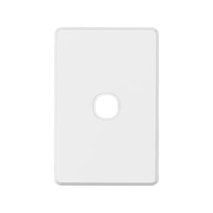 Deta White S-Line Series 1 Aperture Wall Plate