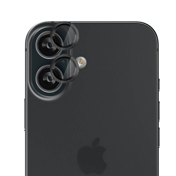 EFM Camera Lens ArmourFor iPhone 16 / 16 Plus - Carbon