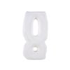 Maine & Crawford Baird 28x15cm Porcelain Duel Tubular Vase - White