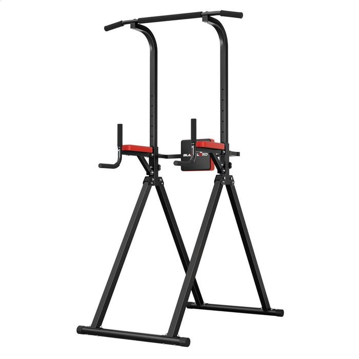 Black Lord Power Tower Chin Up Bar Pull Up Weight Bench Home Gym Foldable