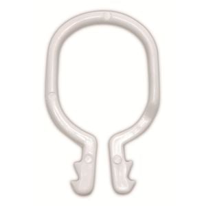 Windoware Cafe Rod Clips 16mm White 10pk