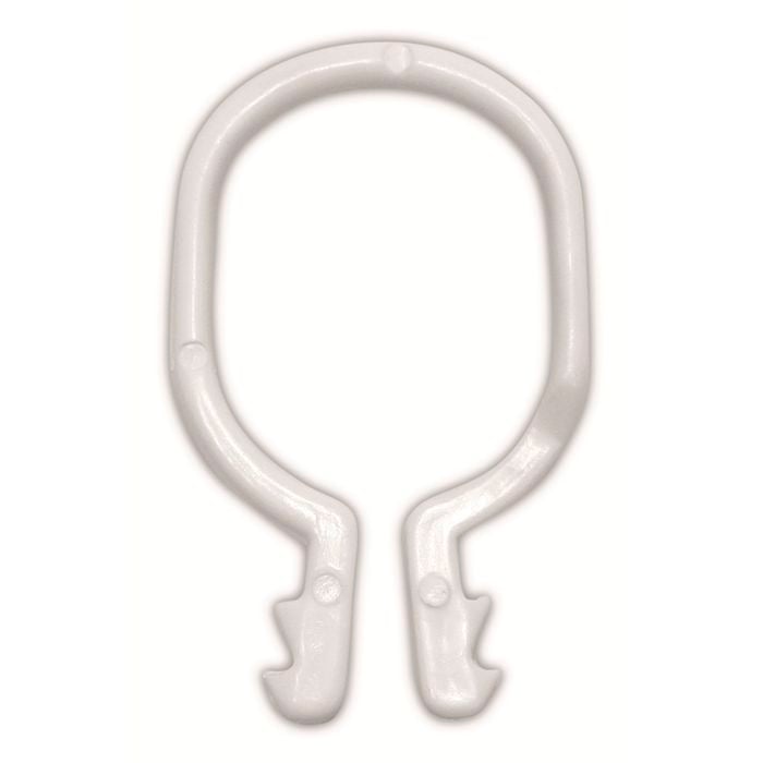 Windoware Cafe Rod Clips 16mm White 10pk