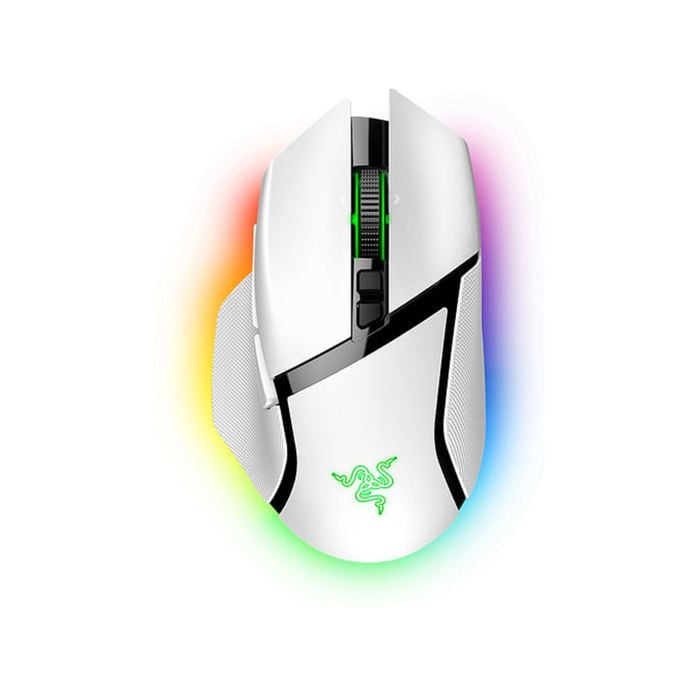 Razer Basilisk V3 Pro Ergonomic Wireless Gaming Mouse - White [rz01-04620200]