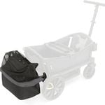 Veer Removable And Washable Fabric Foldable Rear Storage Basket With Zipper Mesh Top