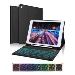 7-Colour Backlit Bluetooth Keyboard Case - For iPad 7/8/9 10.2" / Air 3 / Pro 10.5
