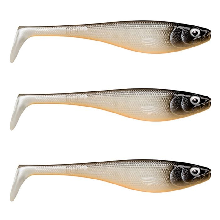 3x Rapala Soft Peto 22cm Paddle Tail Shad Lures - Halloween