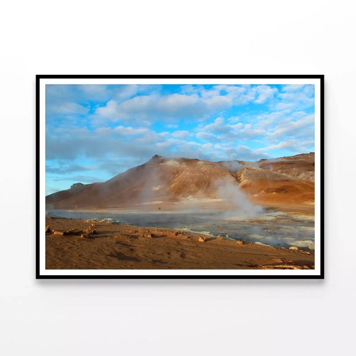 Hverir in Iceland  Print 100% Australian Made 90x60cm  (Poster)