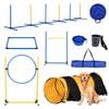 Advwin Dog Agility Training Equipment Pet Outdoor Game Dog Agility Course Backyard Set