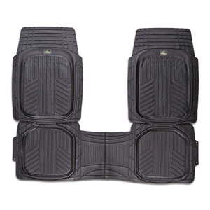 MyCar Trailblazer 3 Pieces Rubber Black Car Mat