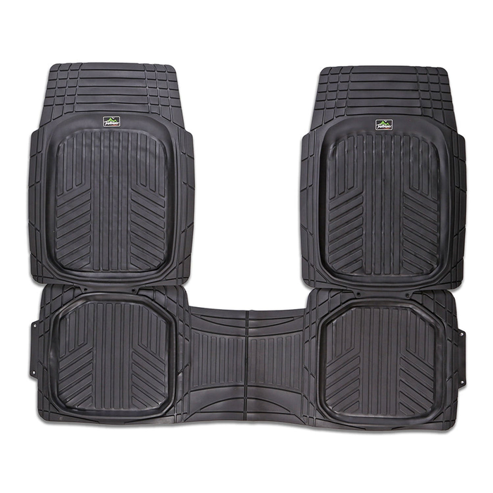 MyCar Trailblazer 3 Pieces Rubber Black Car Mat