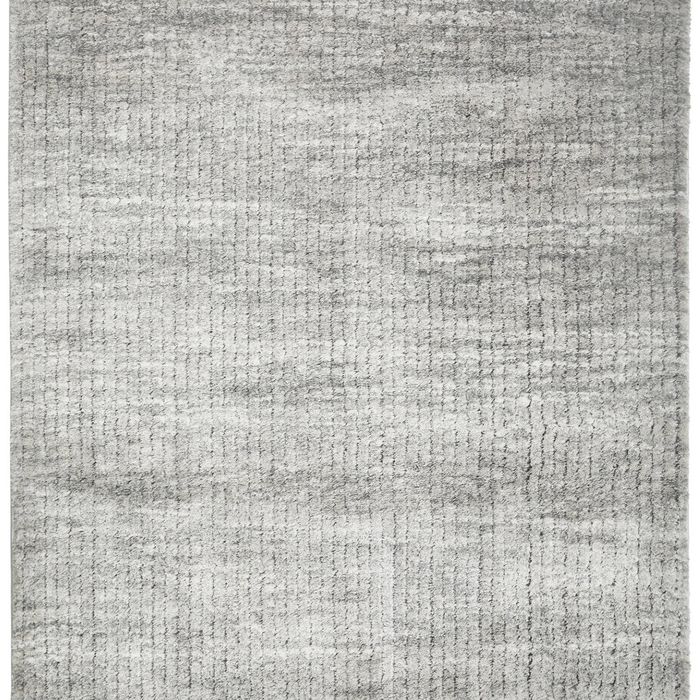 Logan Charlie Pewter 300x80cm Runner - Medium Pet Friendly Power Loomed Rug