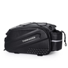 NNEOBA 14L Bicycle Hard Shell Hunch Waterproof PU Bike Tail Bag Black
