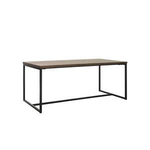 Modern Furniture RIVOLI Dining Table 1.8M -  Smoked Oak / Black