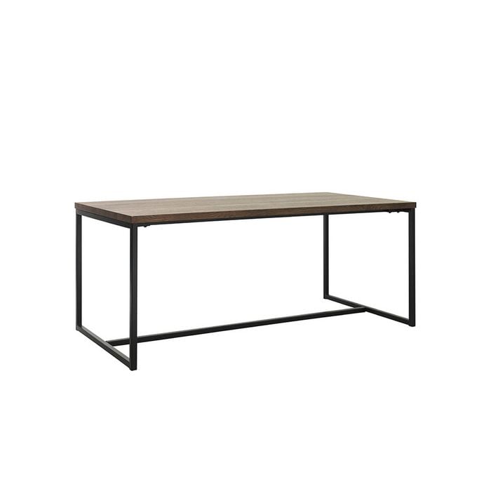 Modern Furniture RIVOLI Dining Table 1.8M -  Smoked Oak / Black