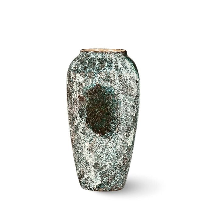 SOGA 35x17cm Ceramic Vase – Green