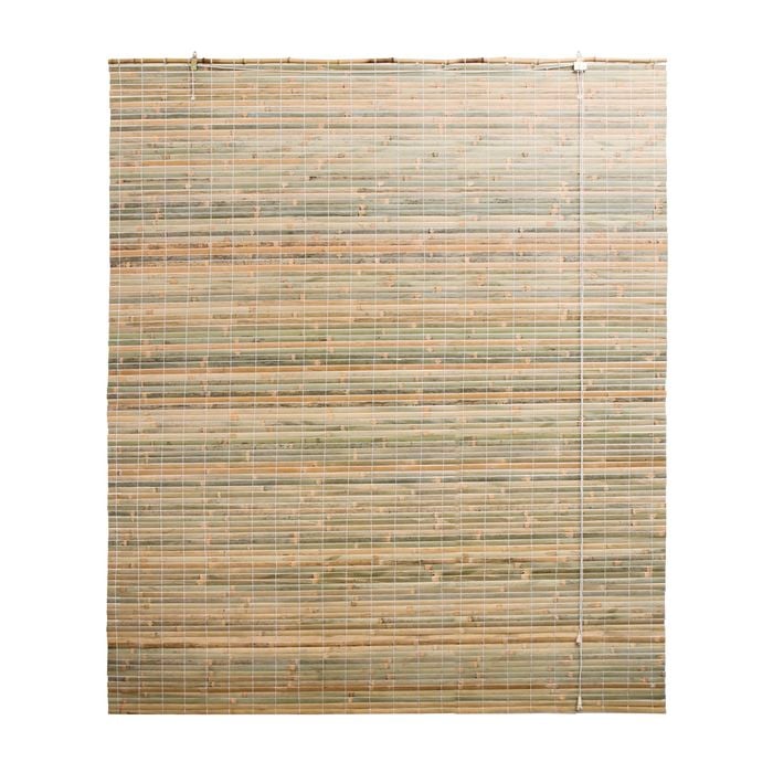 Outdoor Roman Bamboo Blind 180 x 210cm - 1800mm x 2100mm