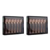 2x 6pc Coffee Culture Satin Copper Stainless Steel Tea Spoon Set Reusable 13.5cm
