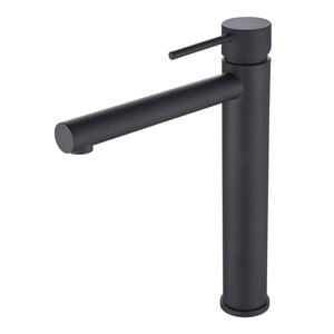Mondella Resonance 35mm Matte Black Vessel Basin Mixer WELS 4 Star 7.5L/min
