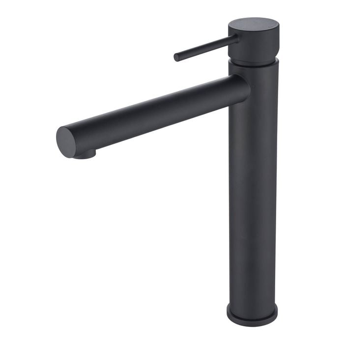 Mondella Resonance 35mm Black Matte Vessel Basin Mixer