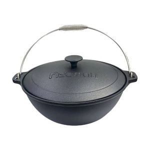 Fissman Cast Iron Dutch Oven Pan With Two Side Handles & Hanger 30x13.2cm