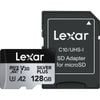 Lexar Professional Silver Plus Microsdxc Card - 128gb