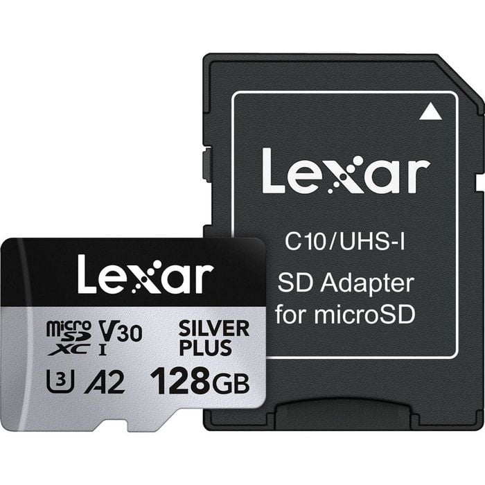 Lexar Professional Silver Plus Microsdxc Card - 128gb