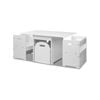 Keezi 3-Piece Kids Table and Chairs Set White